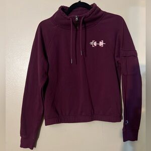Champion Women's Burgundy Pullover Sweatshirt Size Medium EUC